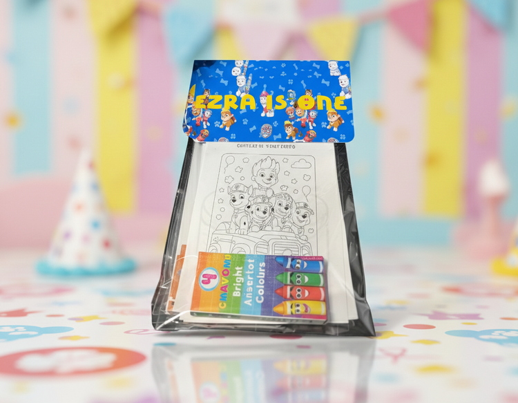 Birthday Coloring Books with Crayons